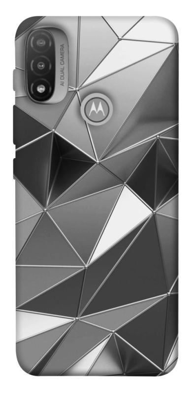 Чехол itsPrint Silver для Motorola Moto E20, паттерн, купить оптом с доставкой