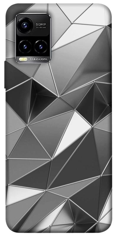 Чехол itsPrint Silver для Vivo Y21 / Y33s, паттерн, купить оптом с доставкой