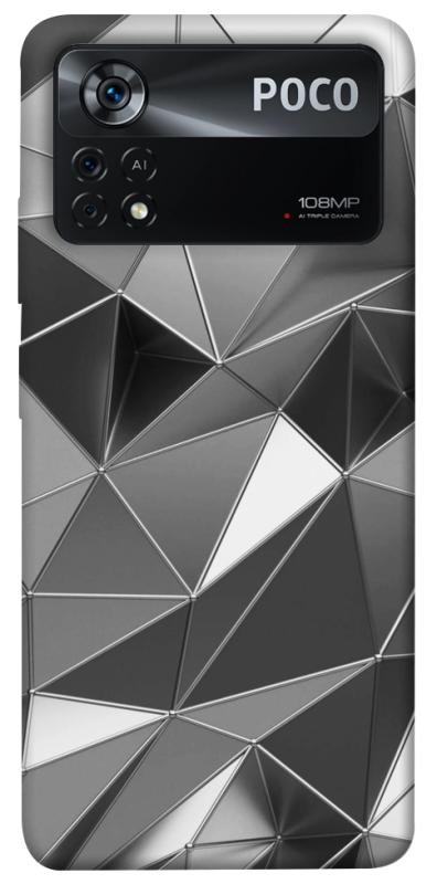Чехол itsPrint Silver для Xiaomi Poco X4 Pro 5G, паттерн, купить оптом с доставкой