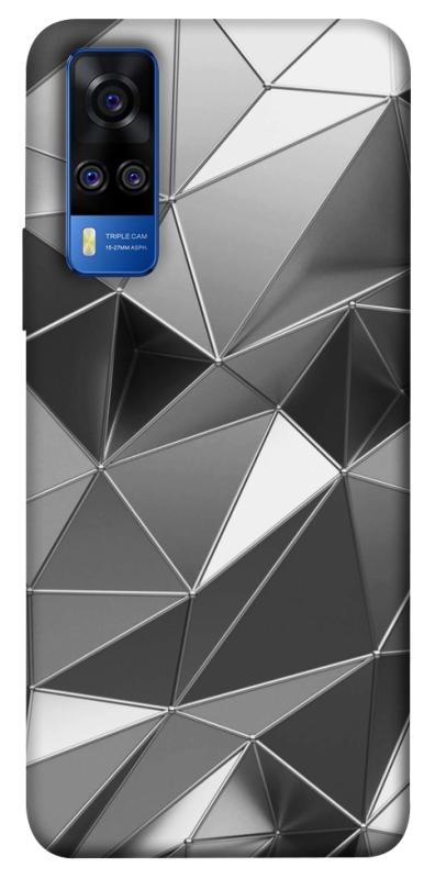 Чехол itsPrint Silver для Vivo Y51a, паттерн, купить оптом с доставкой