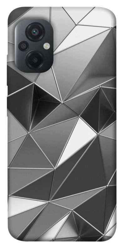 Чехол itsPrint Silver для Xiaomi Poco M5, паттерн, купить оптом с доставкой