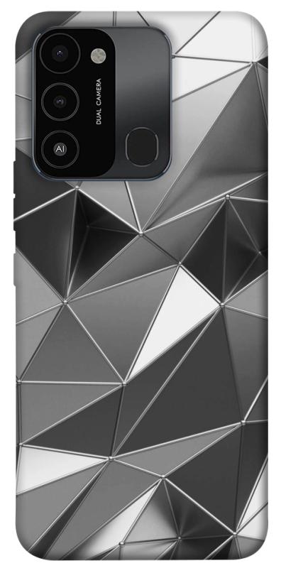 Чехол itsPrint Silver для Tecno Spark Go 2022 (KG5m), паттерн, купить оптом с доставкой