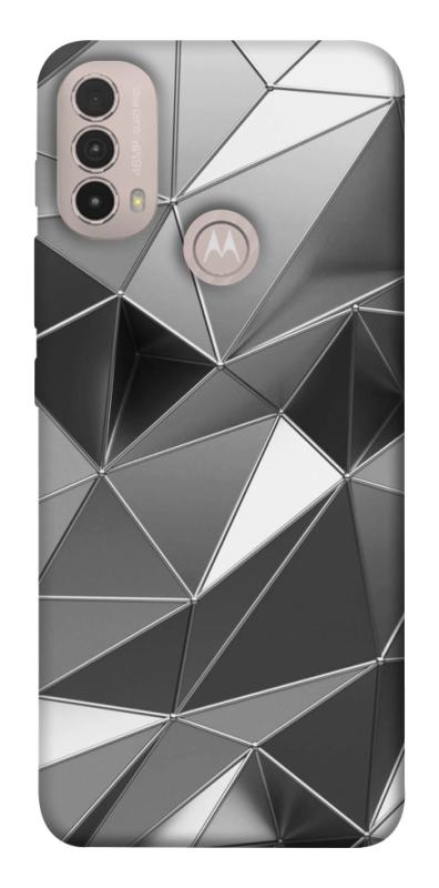 Чехол itsPrint Silver для Motorola Moto E40, паттерн, купить оптом с доставкой