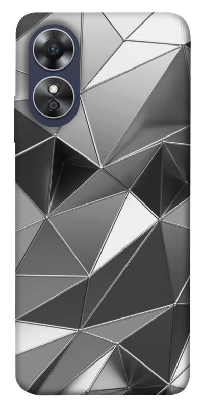 Чехол itsPrint Silver для Oppo A17, паттерн, купить оптом с доставкой