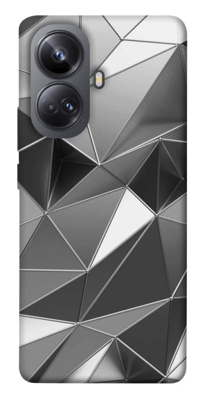 Чехол itsPrint Silver для Realme 10 Pro+, паттерн, купить оптом с доставкой