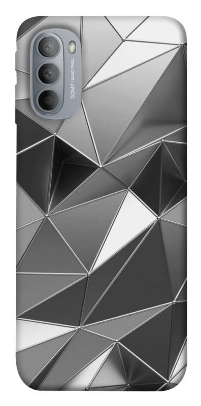 Чехол itsPrint Silver для Motorola Moto G31, паттерн, купить оптом с доставкой