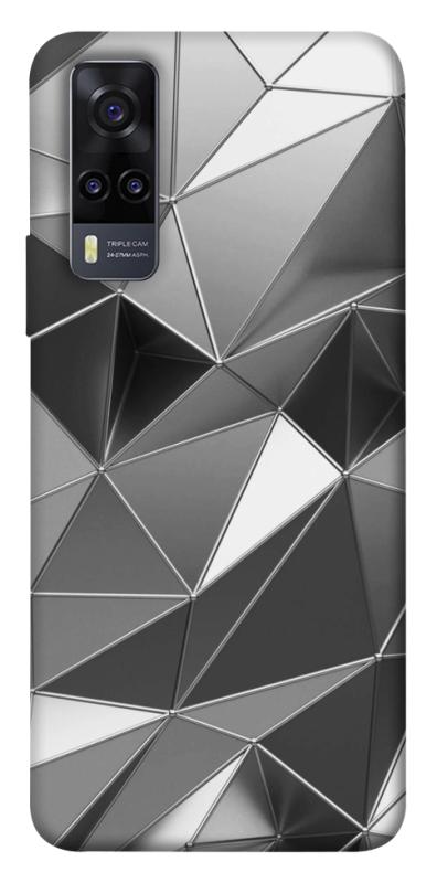 Чехол itsPrint Silver для Vivo Y31, паттерн, купить оптом с доставкой