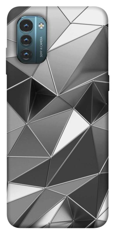 Чехол itsPrint Silver для Nokia G21, паттерн, купить оптом с доставкой