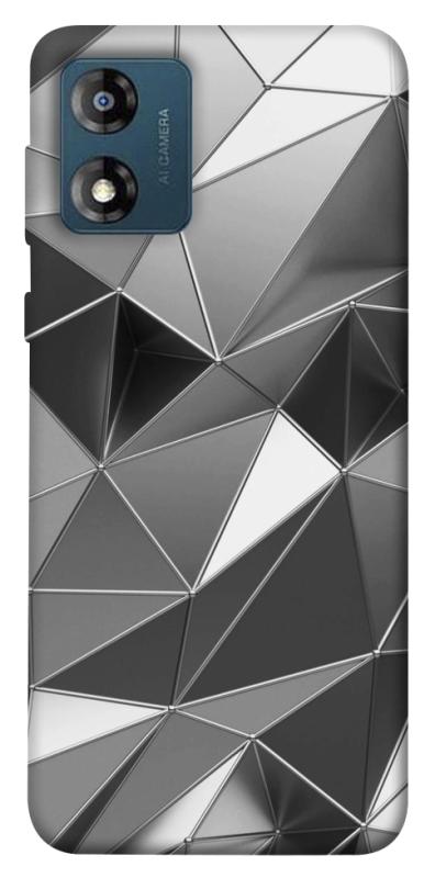 Чехол itsPrint Silver для Motorola Moto E13, паттерн, купить оптом с доставкой