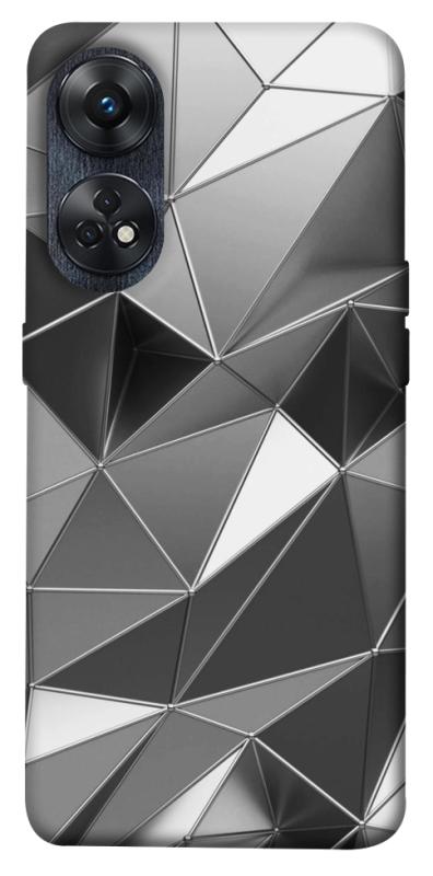 Чехол itsPrint Silver для Oppo Reno 8 T 4G, паттерн, купить оптом с доставкой