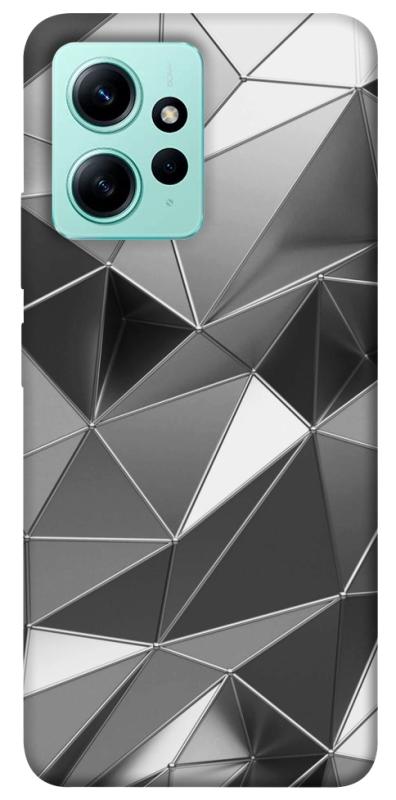 Чехол itsPrint Silver для Xiaomi Redmi Note 12 4G, паттерн, купить оптом с доставкой