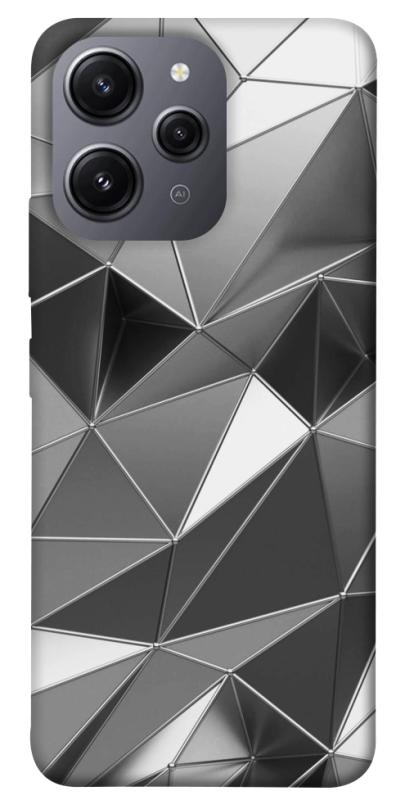 Чехол itsPrint Silver для Xiaomi Redmi 12, паттерн, купить оптом с доставкой