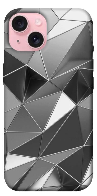 Чехол itsPrint Silver для Apple iPhone 15 (6.1"), паттерн, купить оптом с доставкой