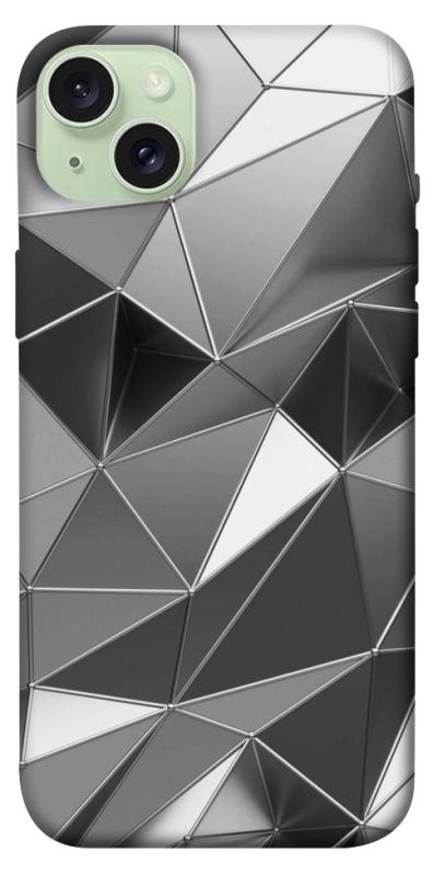 Чехол itsPrint Silver для Apple iPhone 15 Plus (6.7"), паттерн, купить оптом с доставкой