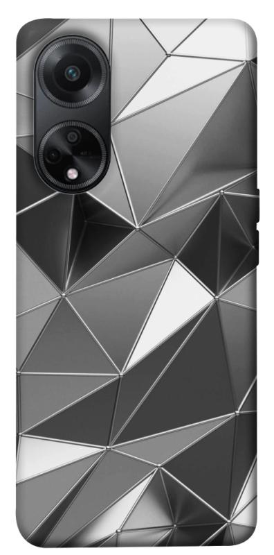 Чехол itsPrint Silver для Oppo A98, паттерн, купить оптом с доставкой