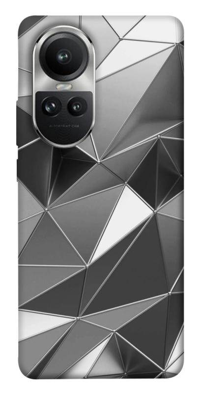 Чехол itsPrint Silver для Oppo Reno 10, паттерн, купить оптом с доставкой