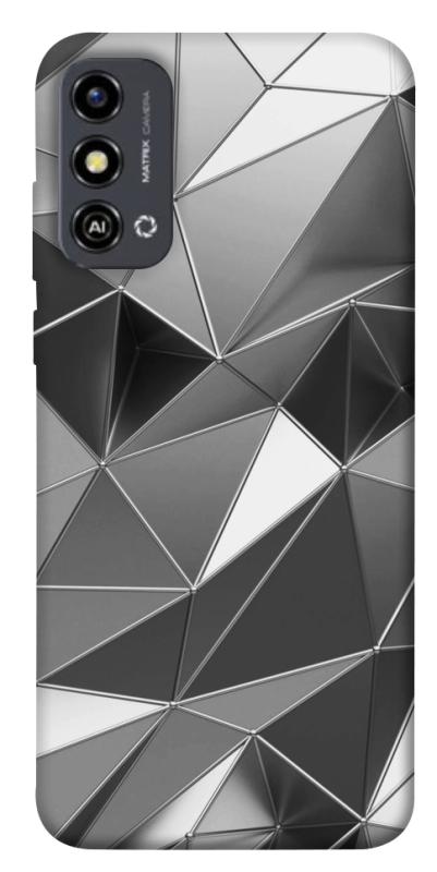 Чехол itsPrint Silver для ZTE Blade A53, паттерн, купить оптом с доставкой