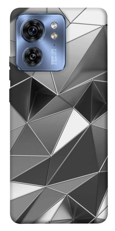 Чехол itsPrint Silver для Motorola Edge 40, паттерн, купить оптом с доставкой