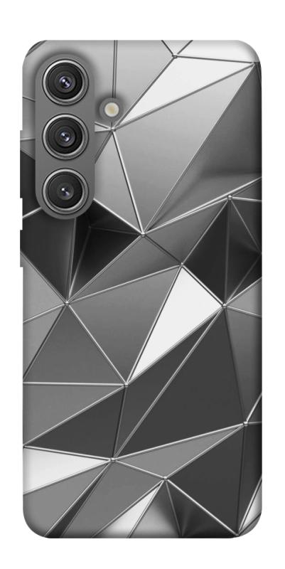 Чехол itsPrint Silver для Samsung Galaxy S24, паттерн, купить оптом с доставкой