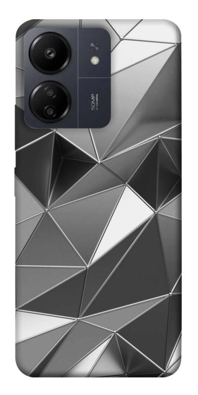 Чехол itsPrint Silver для Xiaomi Redmi 13C, паттерн, купить оптом с доставкой