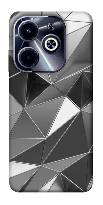 Чехол itsPrint Silver для Infinix Hot 40i, паттерн, купить оптом с доставкой