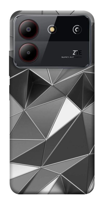 Чехол itsPrint Silver для ZTE Blade A54 4G, паттерн, купить оптом с доставкой