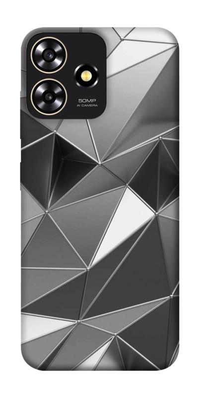 Чехол itsPrint Silver для ZTE Blade A73 4G, паттерн, купить оптом с доставкой