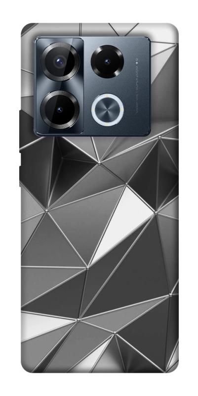 Чехол itsPrint Silver для Infinix Note 40 Pro 4G, паттерн, купить оптом с доставкой