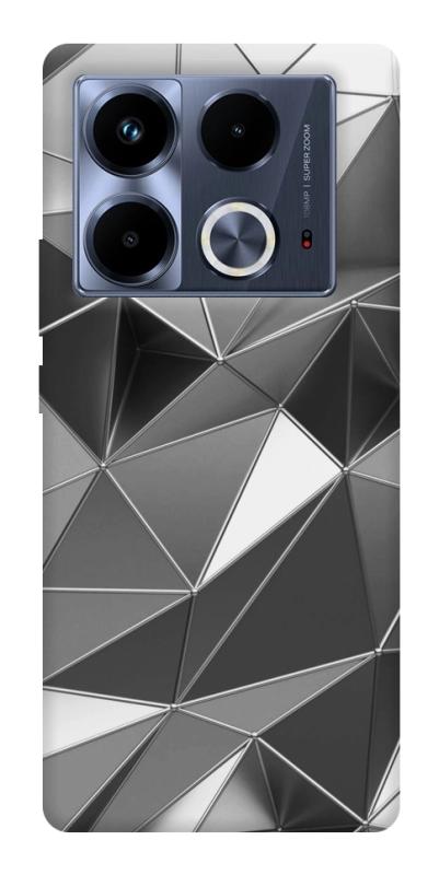 Чехол itsPrint Silver для Infinix Note 40 4G, паттерн, купить оптом с доставкой