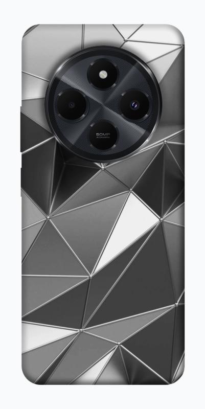 Чехол itsPrint Silver для Xiaomi Redmi 14C / Poco C75, паттерн, купить оптом с доставкой