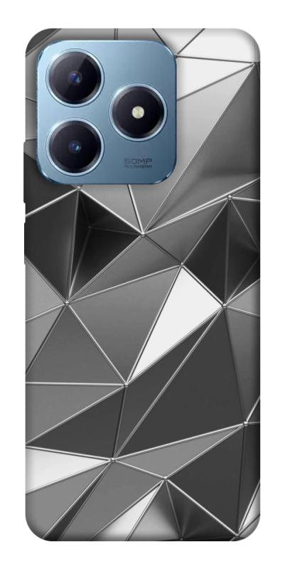 Чехол itsPrint Silver для Realme C63 4G, паттерн, купить оптом с доставкой