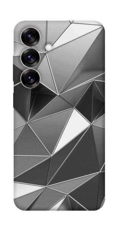 Чехол itsPrint Silver для Samsung Galaxy S25, паттерн, купить оптом с доставкой