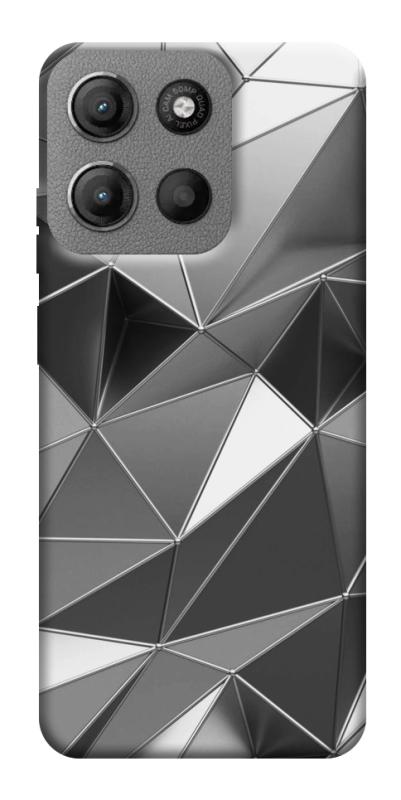 Чехол itsPrint Silver для Motorola Moto G15 4G, паттерн, купить оптом с доставкой