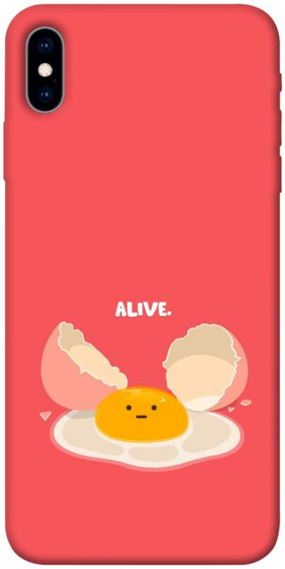 Чехол itsPrint Alive Egg для Apple iPhone X (5.8"), еда, купить оптом с доставкой