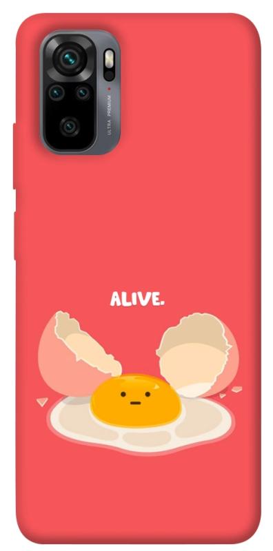 Чехол itsPrint Alive Egg для Xiaomi Redmi Note 10 / Note 10s, еда, купить оптом с доставкой