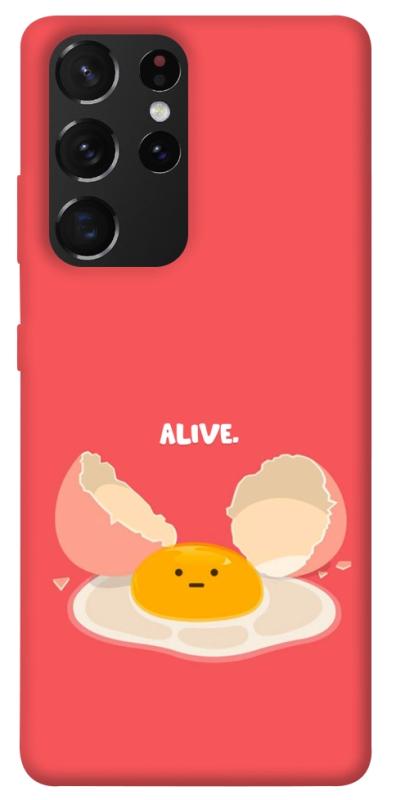 Чехол itsPrint Alive Egg для Samsung Galaxy S21 Ultra, еда, купить оптом с доставкой