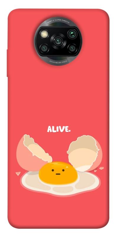 Чехол itsPrint Alive Egg для Xiaomi Poco X3 NFC / Poco X3 Pro, еда, купить оптом с доставкой