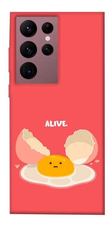 Чехол itsPrint Alive Egg для Samsung Galaxy S22 Ultra, еда, купить оптом с доставкой