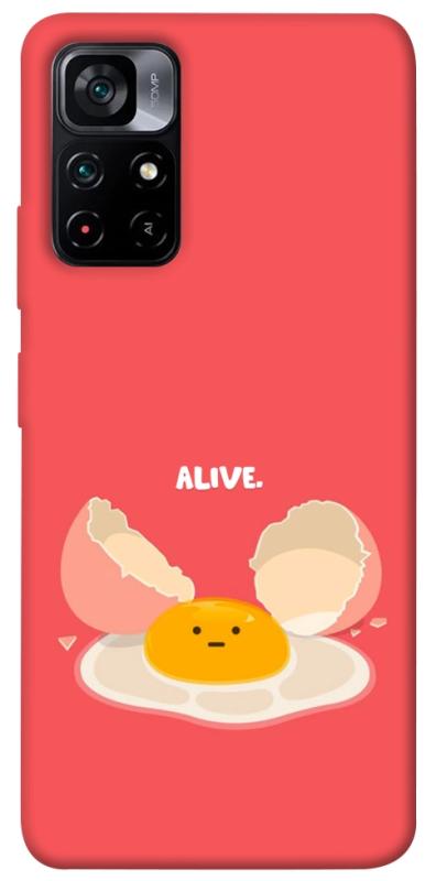 Чехол itsPrint Alive Egg для Xiaomi Poco M4 Pro 5G, еда, купить оптом с доставкой