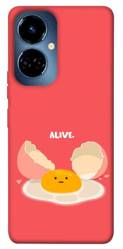 Чехол itsPrint Alive Egg для TECNO Camon 19 (CI6n) / 19 Pro (CI8n), еда, купить оптом с доставкой