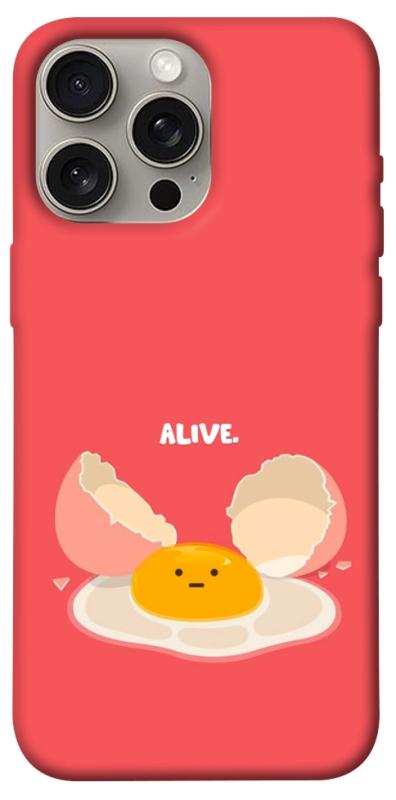 Чехол itsPrint Alive Egg для Apple iPhone 15 Pro Max (6.7"), еда, купить оптом с доставкой