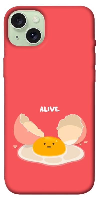 Чехол itsPrint Alive Egg для Apple iPhone 15 Plus (6.7"), еда, купить оптом с доставкой