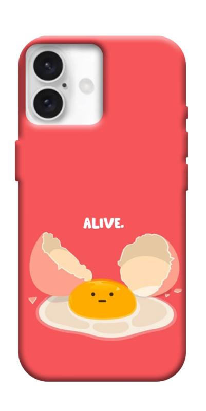Чехол itsPrint Alive Egg для Apple iPhone 16 (6.1"), еда, купить оптом с доставкой