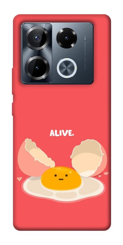Чехол itsPrint Alive Egg для Infinix Note 40 Pro 4G, еда, купить оптом с доставкой