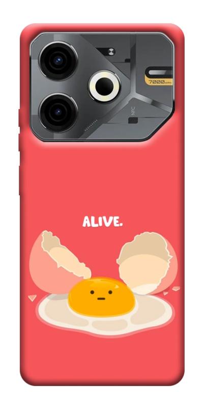 Чехол itsPrint Alive Egg для TECNO Pova 6 Neo (LI6), еда, купить оптом с доставкой