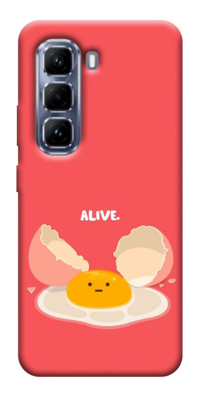 Чехол itsPrint Alive Egg для Infinix Hot 50 Pro, еда, купить оптом с доставкой