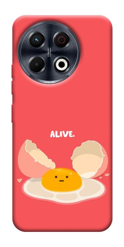 Чехол itsPrint Alive Egg для TECNO Spark 30 Pro (KL7), еда, купить оптом с доставкой