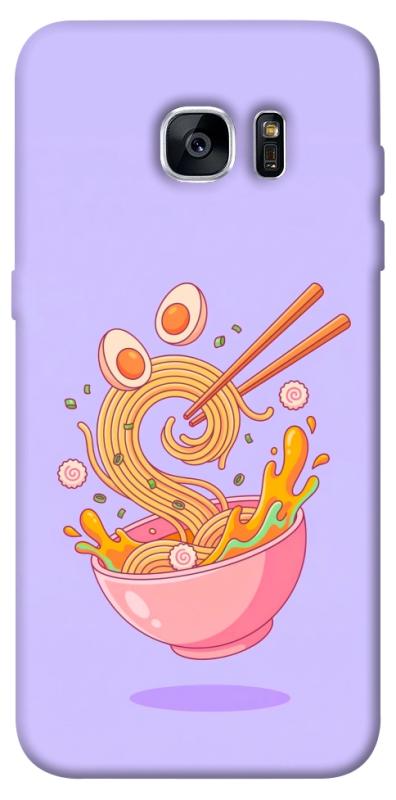 Чехол itsPrint Cartoon noodles для Samsung G935F Galaxy S7 Edge, еда, купить оптом с доставкой