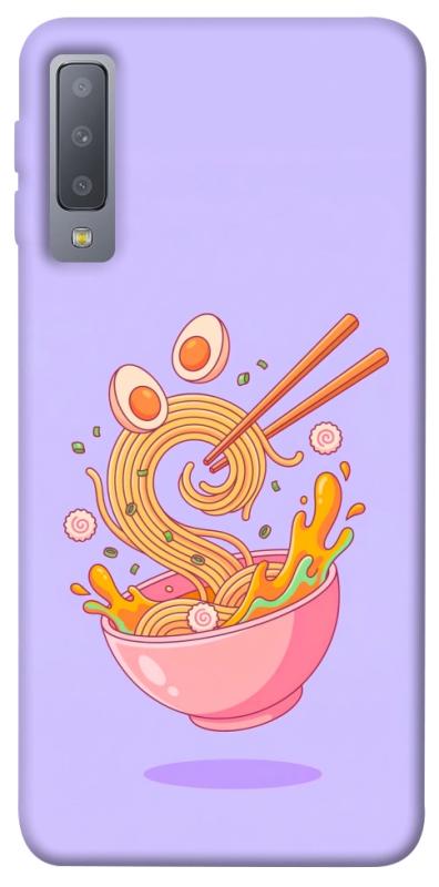 Чехол itsPrint Cartoon noodles для Samsung A750 Galaxy A7 (2018), еда, купить оптом с доставкой