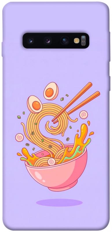 Чехол itsPrint Cartoon noodles для Samsung Galaxy S10, еда, купить оптом с доставкой